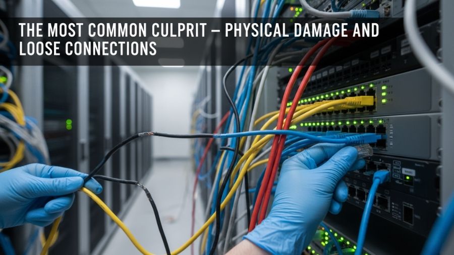 The Most Common Culprit – Physical Damage and Loose Connections