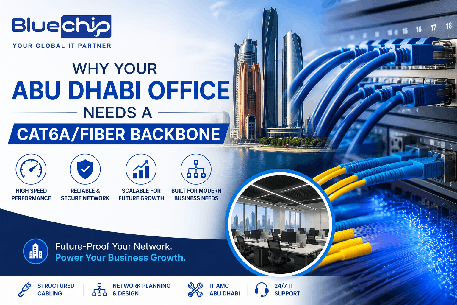 CAT6A Cabling in Abu Dhabi